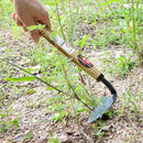 Kana Hoe 217 Japanese Garden Tool - Hand Hoe/Sickle is Perfect for Weeding and Cultivating. The Blade Edge is Very Sharp. (Left-Handed) by GreenHaven Gardens