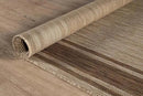 Beverly Rug Outdoor Rug 8x10 Modern Bordered Area Rugs for Indoor and Outdoor Patio Deck Porch Garden Waterproof Weather Sun Resistant Washable Outside Carpet (8 x 10 Jute) by CozyNest Decor