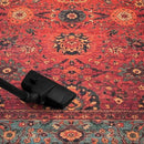 Keen Home Design 6x9 Rug - Machine Washable Area Rug with Non-Slip Backing, Ideal for Living Room, Dining Room, Bedroom - Vintage, Easy Clean, Durable, Low Pile Rug - (6' x 9') by CozyNest Decor