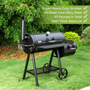 Captiva Designs Heavy Duty Outdoor Smoker,Extra Large Cooking Area(941 sq.in. in Total) Offset Smoker, Best Charcoal Smoker and Grill Combo for Outdoor Garden Patio and Backyard Cooking by GreenHaven Gardens