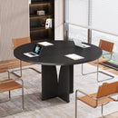 39" Round Conference Table for 4, Multi-Purpose Office Table for Meetings