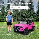 24V 2 Seater Ride on Toy for Big Kids, Electric SUV Kids Car to Drive w/Parent Remote, 2WD/4WD Switchable - Pink by TinyTreasures Baby Boutique