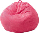 Hobestluk 4.5FT Bean Bag Chair Giant Bean Bag Chair with Filler Included Adult Bean Bag Chairs with Removable Cover for Bedroom Living Room - (Jumbo, Pink) by CozyNest Decor