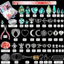 10 Sets DIY Suncatcher Kits 500PCS Valentine's Day Suncatchers Craft Kits Heart Suncatcher Ornaments DIY Sun Catchers Kit for Adults Valentine's Day Home Wedding Garden Decor Favors Gift (Love shape) by GreenHaven Gardens