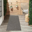 Nourison Home Positano Charcoal 2' x 6' Area Rug Easy Clean, Non Shedding, Bed Room, Living Room, Dining Room, Kitchen (6' Runner) by CozyNest Decor