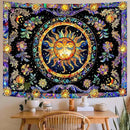 Lunerfex Sun Tapestry Stained Glass Tapestry Wall Decor Tapestries for Bedroom Boho Tapestries Wall Hanging for Bedroom Living Room Glass-Sun-01 60"x80" by CozyNest Decor