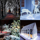 338Ft Christmas Lights Outdoor, 1000 LED Christmas String Lights with 8 Modes, Timer, Waterproof Fairy Twinkle Lights for Christmas Party, Garden, Wedding, Holiday, Xmas Tree Decorations (Cool White) by GreenHaven Gardens