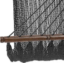Lazy Daze Hammocks 10.5 FT Double 2 Person Caribbean Rope Hammock, Hand Woven Polyester Hammock with Spreader Bars, for Outside Outdoor Backyard Patio Poolside,450 LBS Capacity, Gray by GreenHaven Gardens