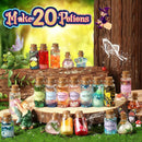 wookidel Fairy Magic Craft Kit for Kids with 20PCS Potion Bottles - Fairy Magical Potions Making Craft Kit - Gift for Christmas, Birthday, Creative Art Craft Kit for Girls Boys 6 7 8 9 10 Year Old by TinyTreasures Baby Boutique