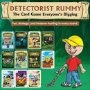 Detectorist Rummy Playing Card Game Set for Kids and Adults – Fun Strategy Card Game for Family Game Night – Ages 7+ – Easy to Learn, Enhances Math & Thinking Skills – Great Gift or Stocking Stuffer by TinyTreasures Baby Boutique