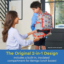 Bentgo Kids 2-in-1 Backpack & Insulated Lunch Bag - Durable 16” Backpack & Lunch Container in Unique Prints for School & Travel - Water Resistant, Padded & Large Compartments (Trucks) by TinyTreasures Baby Boutique