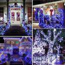 KNONEW Outdoor Christmas Lights 99ft 300 LED String Lights 8 Modes & Timer Fairy Light Plug in Waterproof LED String Lights for Xmas Yard Tree Wedding Party Holiday Decorations (Blue) by GreenHaven Gardens