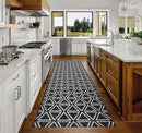 Keen Home Design Outdoor Runner Rug - 2x8 Washable Indoor/Outdoor Rug for Patio, Balcony, Kitchen, Garden, Beach, Deck and Porch. Size: 2'2" x 7'7" by GreenHaven Gardens