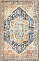 Keen Home Design 2x3 Rug - Machine Washable Entry Rug with Non-Slip Backing, Ideal for Enteryway, Kitchen, Bathroom, Laundry Room - Vintage, Easy Clean, Durable, Low Pile Rug - (2' x 3') by CozyNest Decor