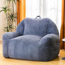 Giant Bean Bag Chair, Faux Fur Bean Bag Chair for Adults, Fluffy and Comfy Bean Bags with Filler, Big Bean Bag Sofa Chair for Reading, Gaming, Stuffed High-Density Foam, Grey by CozyNest Decor