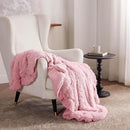 Bedsure GentleSoft Fluffy Pink Throw Blanket, Pink Decor Cozy Gifts for Teenage Girls, Soft Fuzzy Plush Thick Warm Furry Sherpa Fleece Faux Fur Throw Blanket for Couch, Cute Stuff for Women, 50x60 by CozyNest Decor
