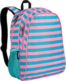 Wildkin 15-inch Kids Backpack – Durable, Padded, Adjustable for School & Travel - Pink Stripes by TinyTreasures Baby Boutique