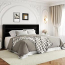 Allewie King Size Velvet Lift Up Storage Bed, Modern Wingback Headboard, Hydraulic Support, No Box Spring Needed, Black by CozyNest Decor