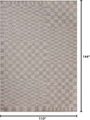 Loloi Amber Lewis Topanga Collection TOP-03 Natural/Dove 9'-2" x 12'-0" Indoor/Outdoor Area Rug by CozyNest Decor