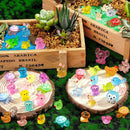 80 Pcs Luminous Mini Resin Animals 80 Styles Tiny Little Glow in The Dark Animal Figures to Hide Miniature Ducks Figurines for Party Favors DIY Fairy Garden Dollhouse Micro Landscape Aquarium Decor by GreenHaven Gardens