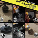 The Ultimate No-Wire Grill Brush Kit - BBQ Accessories - Drill Brush - Rust Remover - Cast Iron Skillet - Grill Cleaner - BBQ Brush - Grill Accessories - Grill Scraper - Electric Smoker - Gas Grill by CozyNest Decor