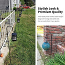 Ottsuls Shepherd-Hooks 60" Adjustable for Bird-Feeder Lantern Plant-Hook Garden-Stake - Plant Stand Hanger for Outdoor Flower Basket, Bird Feeder Hanger Weddings Decor (2 Pack) by GreenHaven Gardens
