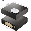 BAMEOS Small Floating Shelves for Wall, Small Black Shelf 5.9 * 5.7 Inch Display Ledges for Decor, Mini Shelf for Wall, Black by CozyNest Decor