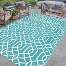 HEBE Outdoor Rug Waterproof 8x10, Reversible Plastic Straw Rug RV Camping Rug, Indoor Outdoor Patio Mat Clearance, Outside Carpet for Porch,Deck,Camper,Balcony,Backyard,Picnic by GreenHaven Gardens