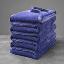 Mellowdy Extra Thick Hearty Plush Flannel Blanket (Violet Purple, 60x80) - 500GSM Twin Size Warm Blanket for Winter, Fall | Soft, Fluffy, Cuddly, Perfect for Bed, Oversized Throw for Couch, Sofa by CozyNest Decor