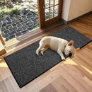 JSEI Dirt Trapper Door Mat 24"x60" Non-Slip Washable Entrance Mat, Dog Doormats, Absorbent & Fade-Resistant Floor Mats, Low Profile Welcome Mats for Entryway, Front Door, and Inside Entrance, Black by CozyNest Decor