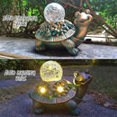 JOYBEE Garden Statues Turtle with Solar Lantern Outdoor Decor-Turtle Solar Figurines Lights Decorations for Patio Yard Lawn Ornaments-Gifts for Birthday Easter Housewarming by GreenHaven Gardens