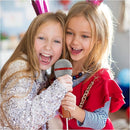 Singimals Kids Karaoke Speaker with Microphone - Unleash Your Child's Inner Superstar, Bluetooth v5.1, 12H Playtime, 5W Speaker, Multicolor LED Lighting, Theo The Bear by TinyTreasures Baby Boutique