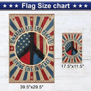 Hippie Peace Flags, Peace Signs Decorations For Home, Outside Hippie Decor House Flag (30 x 40), Imagine All The People Living Life in Peace Flag, USA House Garden Flags, Decorative Outdoor Flags by GreenHaven Gardens