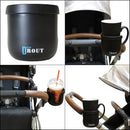 W4W Universal Stroller Cup Holder – Mega Strength Adjustable Clamp fits on Any Bike, Walker, Wheel Chair, Car – Large Adjustable Drink Holder fits Any Size Cup, Water Bottle, Can etc. by TinyTreasures Baby Boutique