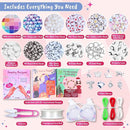 BSCOOL - Jewelry Designer DIY Beads Kit, 2500+ Beads, Friendship Bracelet Making Kit, Jewelry Making Kit for Girls Age 5 and Up. Complete Set with Charms. Instructions Guide Included by TinyTreasures Baby Boutique