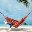 ANYOO Cotton Hammock Portable Camping Hammocks for Hanging Sturdy Garden Comfortable Fabric Hammock with Tree Straps Up to 660lbs with Travel Bag for Camping Outdoor/Indoor Patio Backyard by GreenHaven Gardens