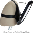 Munchkin Baby Car Mirror for Rear Facing Car Seats, Pivot 360 Baby in-Sight Adjustable Auto Mirror, Black, 2 Pack by TinyTreasures Baby Boutique