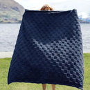 Bedsure GentleSoft Navy Blue Throw Blanket for Couch - Checkered Fleece Blankets Gifts for Women Men Girls, Cute Soft Cozy Throw for Bedroom Home Decor Gifts, 50x60 Inches by CozyNest Decor