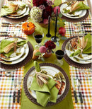 Solino Home Linen Avocado Green Table Runner 108 Inches Long - 100% Pure Linen 14 x 108 Inch Table Runner for Dining, Fall, Autumn, Thanksgiving - Fete by CozyNest Decor