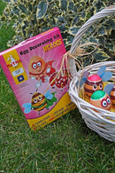METMA 1999 Egg Decorating Kit Heroes - Complete Decorative Eggs Set with Liquid Dyes, Stickers, Egg Spinner, and More - Fun Easter Egg Dye Kit Arts and Crafts for Kids by TinyTreasures Baby Boutique