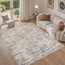 Area Rug for Living Room: 6x9 Washable Neutral Abstract Modern Soft Rugs Non Slip Indoor Floor Stain Resistant Large Carpet for Bedroom Dining Room Office Nursery - Brown by TinyTreasures Baby Boutique