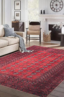 Keen Home Design 5x7 Rug - Machine Washable Area Rug with Non-Slip Backing, Ideal for Living Room, Dining Room, Bedroom - Vintage, Easy Clean, Durable, Low Pile Rug - (5' x 7') by CozyNest Decor