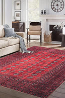 Keen Home Design 8x10 Rug - Machine Washable Area Rug with Non-Slip Backing, Ideal for Living Room, Dining Room, Bedroom - Vintage, Easy Clean, Durable, Low Pile Rug - (8' x 10') by CozyNest Decor