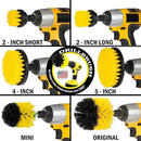 Drill Brush Attachments for Cleaning Shower, Bathroom, Grout, Tile, Bathtub, Bath Mat, Sink, Tile, Porcelain, Fiberglass, Cast Iron, Flooring – Grout Cleaner Drill Brush Set - Bathroom Accessories Kit by CozyNest Decor