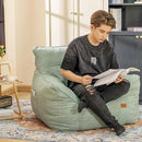 Bean Bag Chair with Filler, Bean Bag Sofa Chair with Tufted Soft Armrests Plush Lazy Sofa Comfy Chair,Large BeanBag Chair for Adults in Livingroom, Bedroom by CozyNest Decor