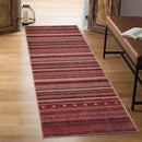 Keen Home Design 2x10 Rug - Machine Washable Runner with Non-Slip Backing, Ideal for Hallway, Entryway, Kitchen, Laundry Room - Vintage, Easy Clean, Durable, Low Pile Rug - (2'6" x 10') by CozyNest Decor