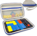 Case Compatible with Giiker Super Slide Brain Games, Protective Storage Bag Holder for Giiker Brain Teaser Puzzles Games Toys (Only Case) (Blue-Grey) by TinyTreasures Baby Boutique