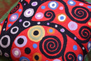 Klimt Tree of Life Pillow Cover | Red Floral Pillowcase | Flower Accent Pillows |Suzani Cushions | Flower Pillows | Modern Floral Cushion Cover | Hand Embroidered Wool Size - 18x18 by CozyNest Decor