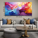 GUGIKA Abstract Wall Art for Living Room, Colorful Canvas Wall-Art for Bedroom, Print, 29x59 Inches by CozyNest Decor