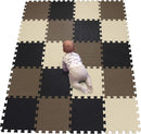 YIMINYUER® 20 Tiles (30cm×30cm×1cm Each Tile) Baby Soft Puzzle Play Mats, Kids Thick EVA Foam Floor, Toddlers & Children's Soft Interlocking Mat R04R06R10G301020 by TinyTreasures Baby Boutique